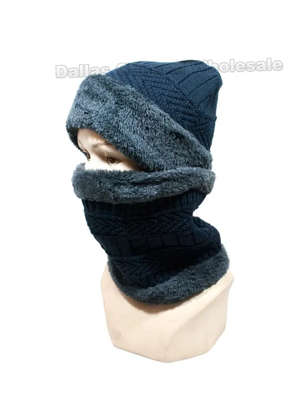 Adults Beanie with Scarf Gift Sets Wholesale