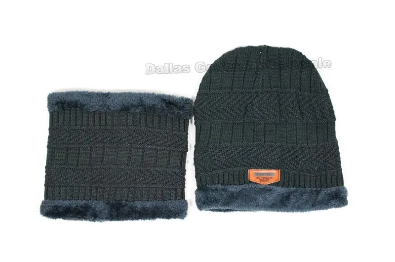 Adults Beanie with Scarf Gift Sets Wholesale