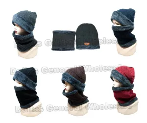 Adults Beanie with Scarf Gift Sets Wholesale