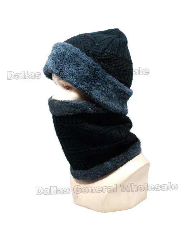 Adults Beanie with Scarf Gift Sets Wholesale