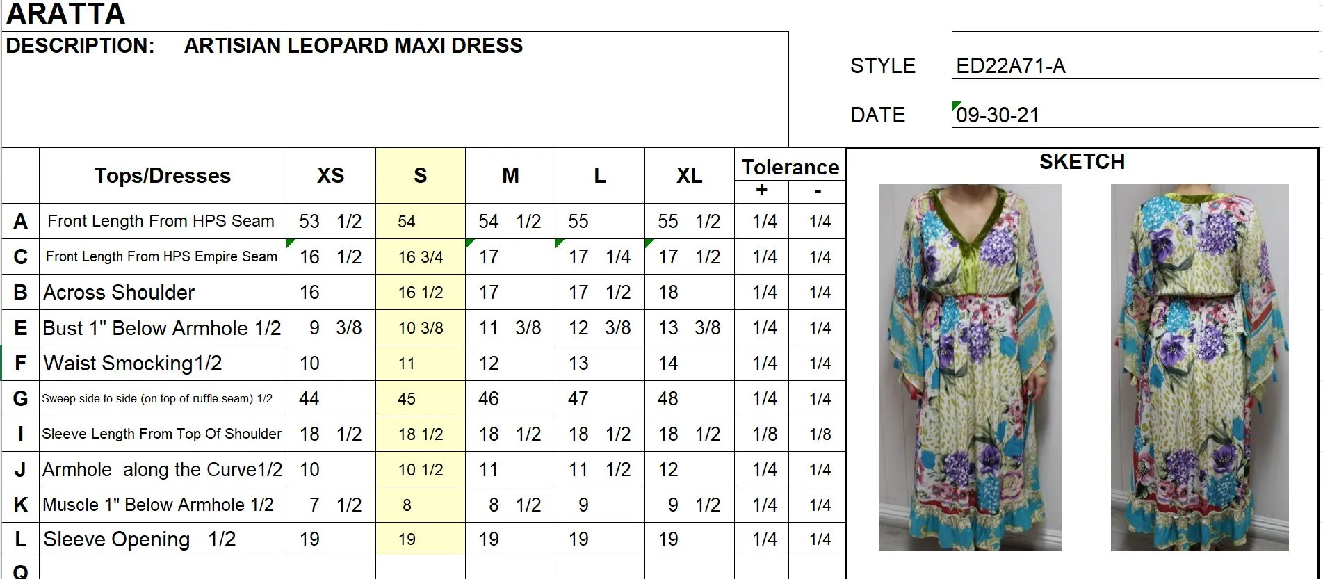 Artisan Leopard Maxi Dress