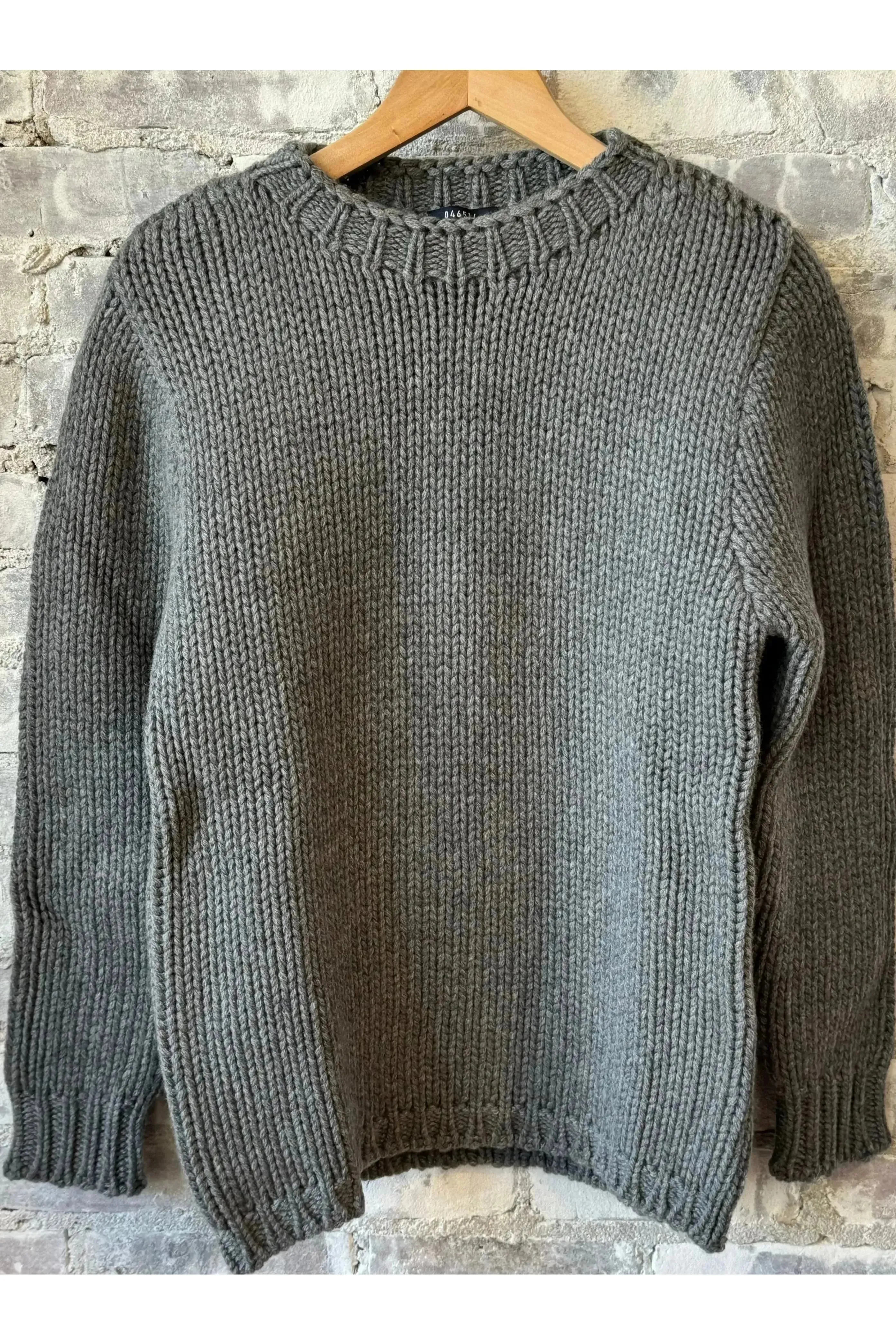 Chunky Merino Crew - Charcoal