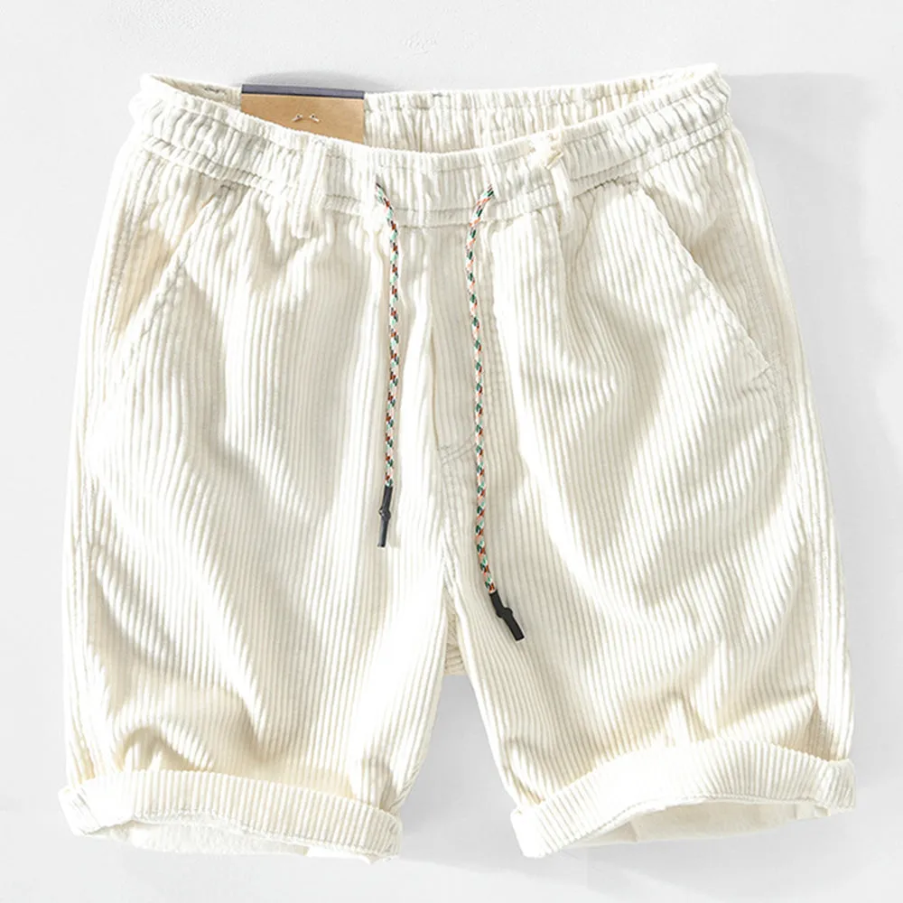 CORDUROY DRAWSTRING SHORTS