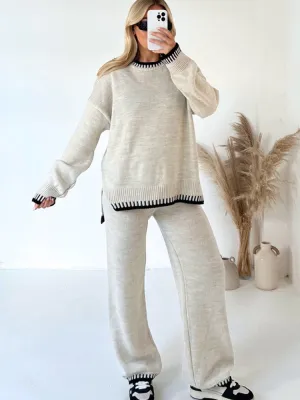 Cozy Two Piece Oversized Knitted Lounge Set