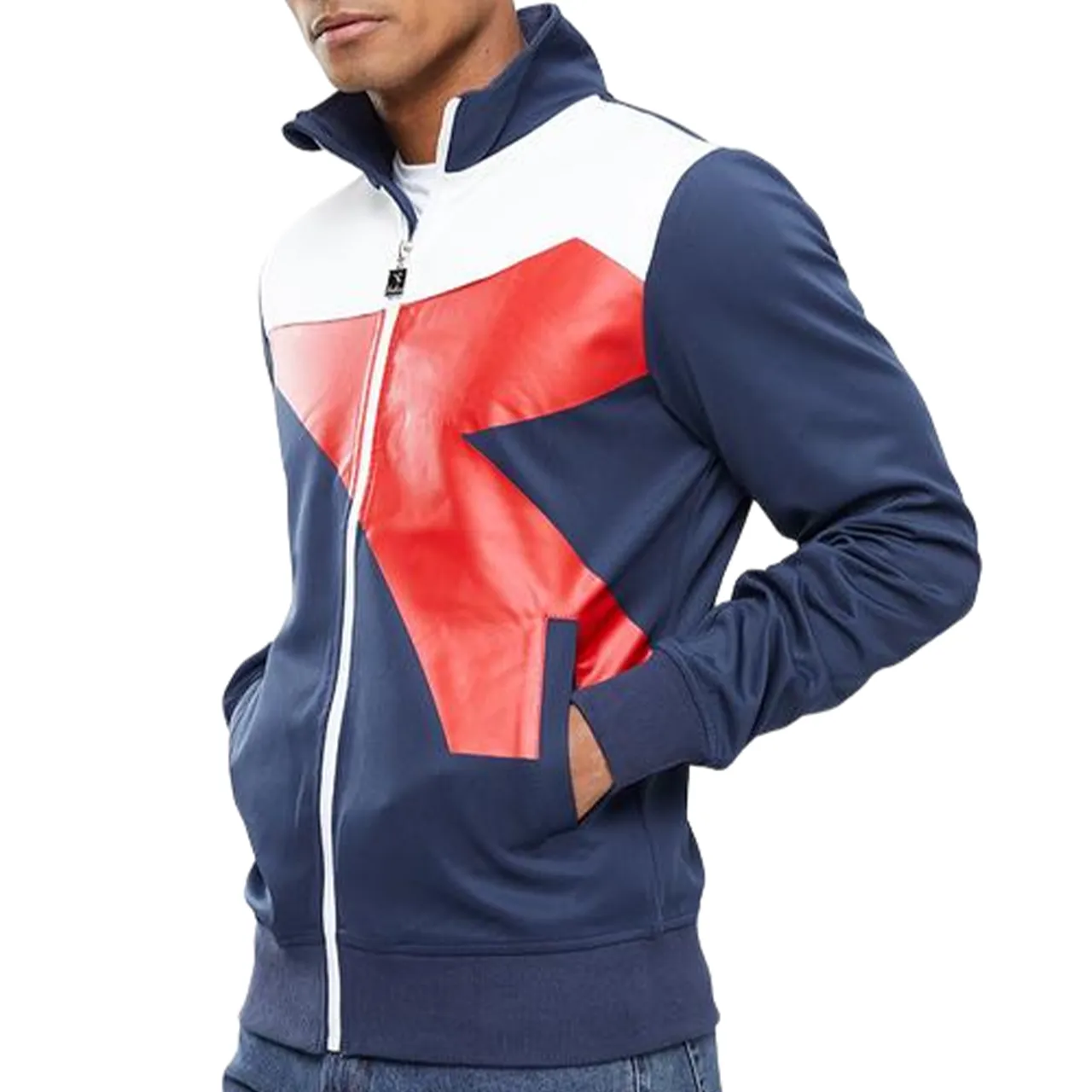 Diadora Atleta Navy Red Tracksuit Jacket