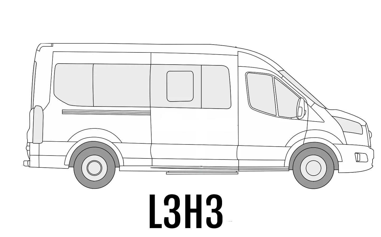 Ford Transit MK8 - STEALTH Thermal Screens