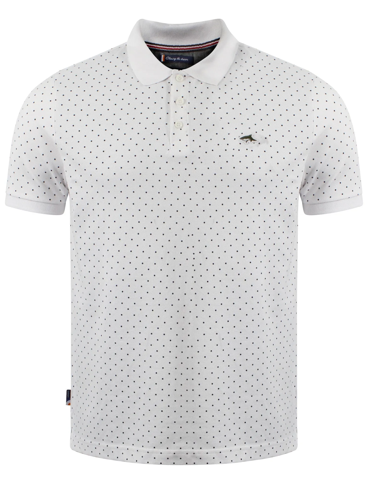 Le Shark Abbey Mews White Polo Shirt