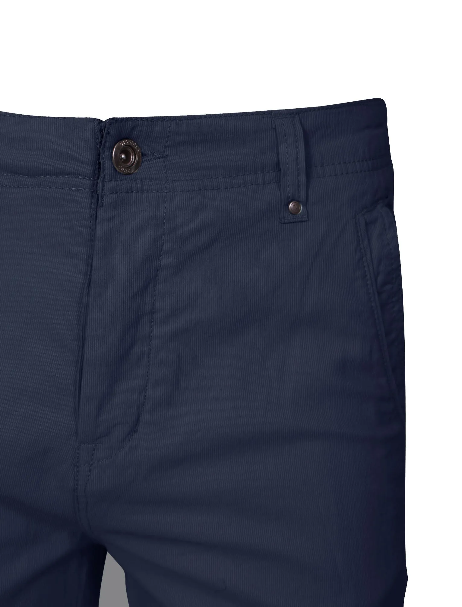 Luther Corduroy Turnup Hem Shorts in Midnight Blue - Dissident