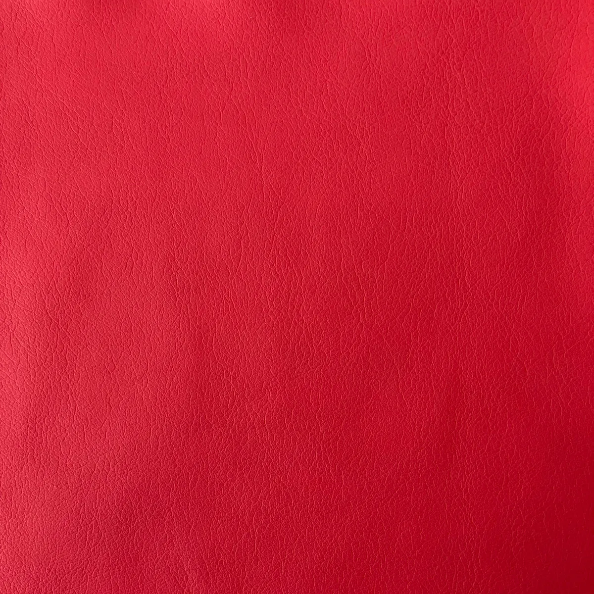 Matte Red Lambskin Stretch Faux Leather With Suede Backing Apparel Fabric