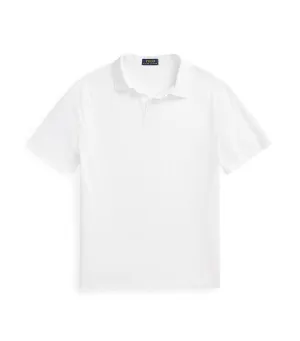 Men's Classic Fit Stretch Mesh Polo Shirt White