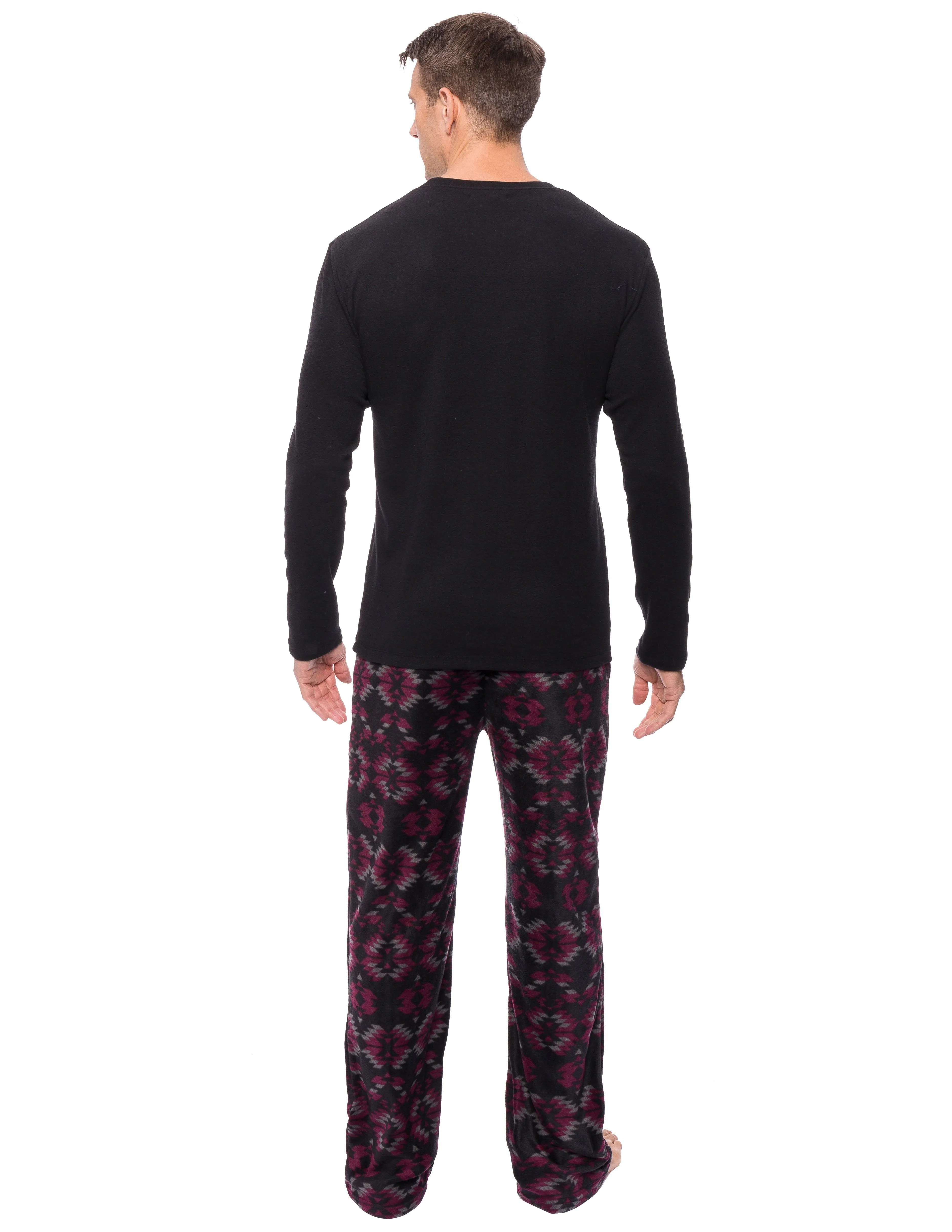 Mens Microfleece Lounge Set