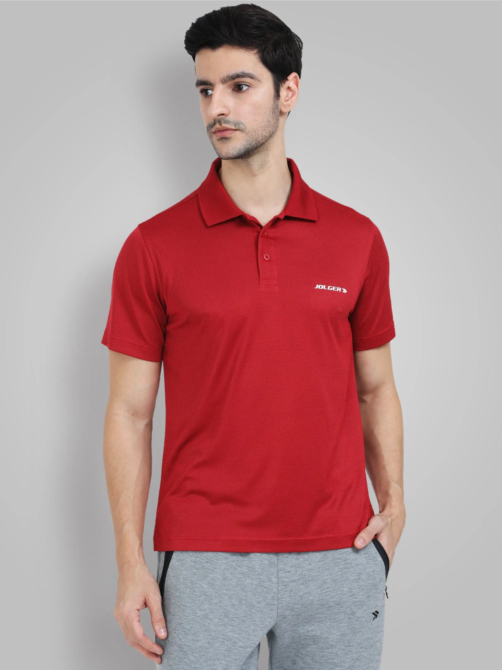 Men's Wrinkle Free Polo T-Shirt