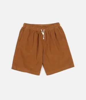 Mollusk Corduroy Shorts - Orange Earth