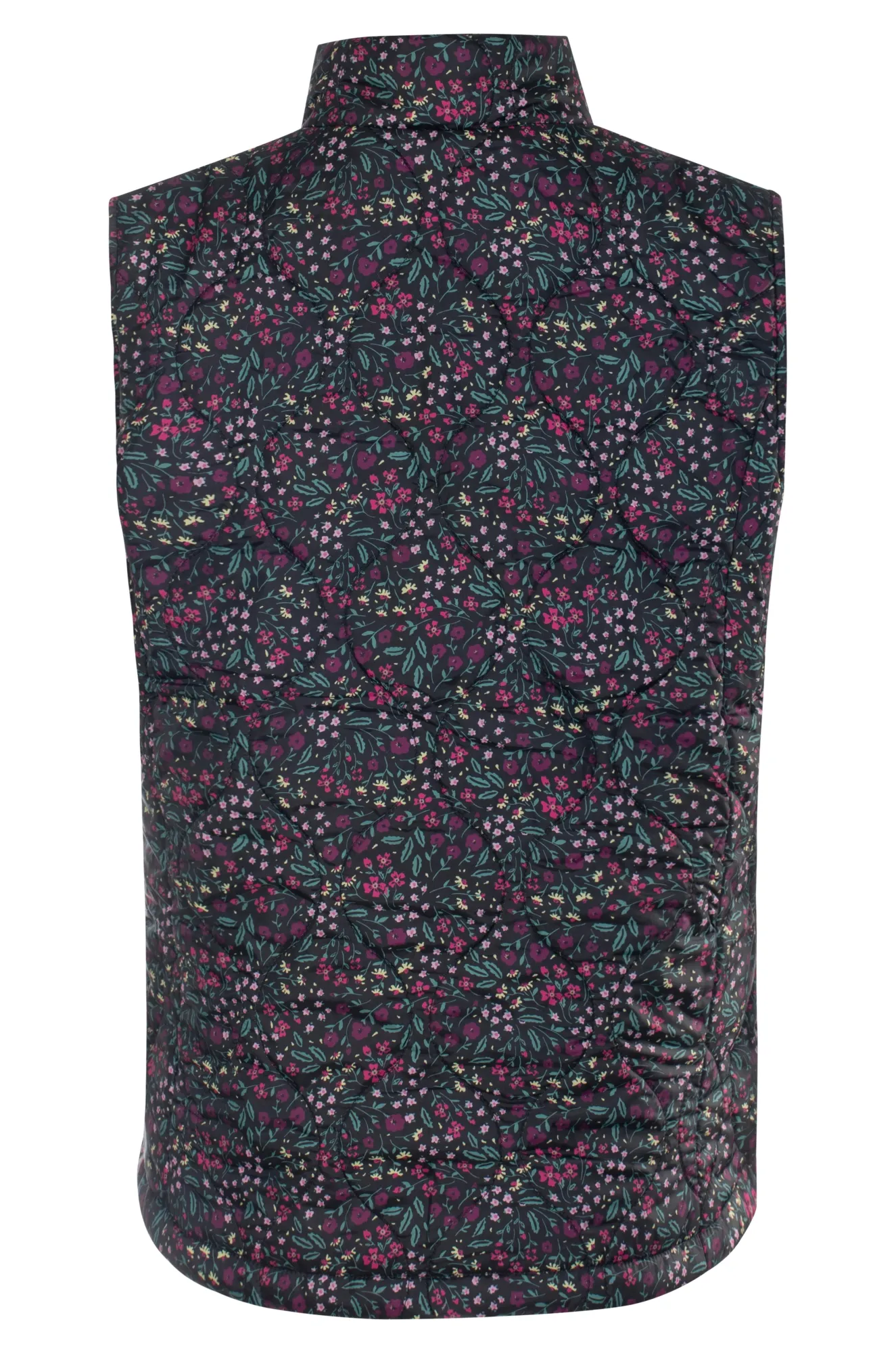 Printed & Quilted Vest | Berry Floral Ditsy | 6241ZZ