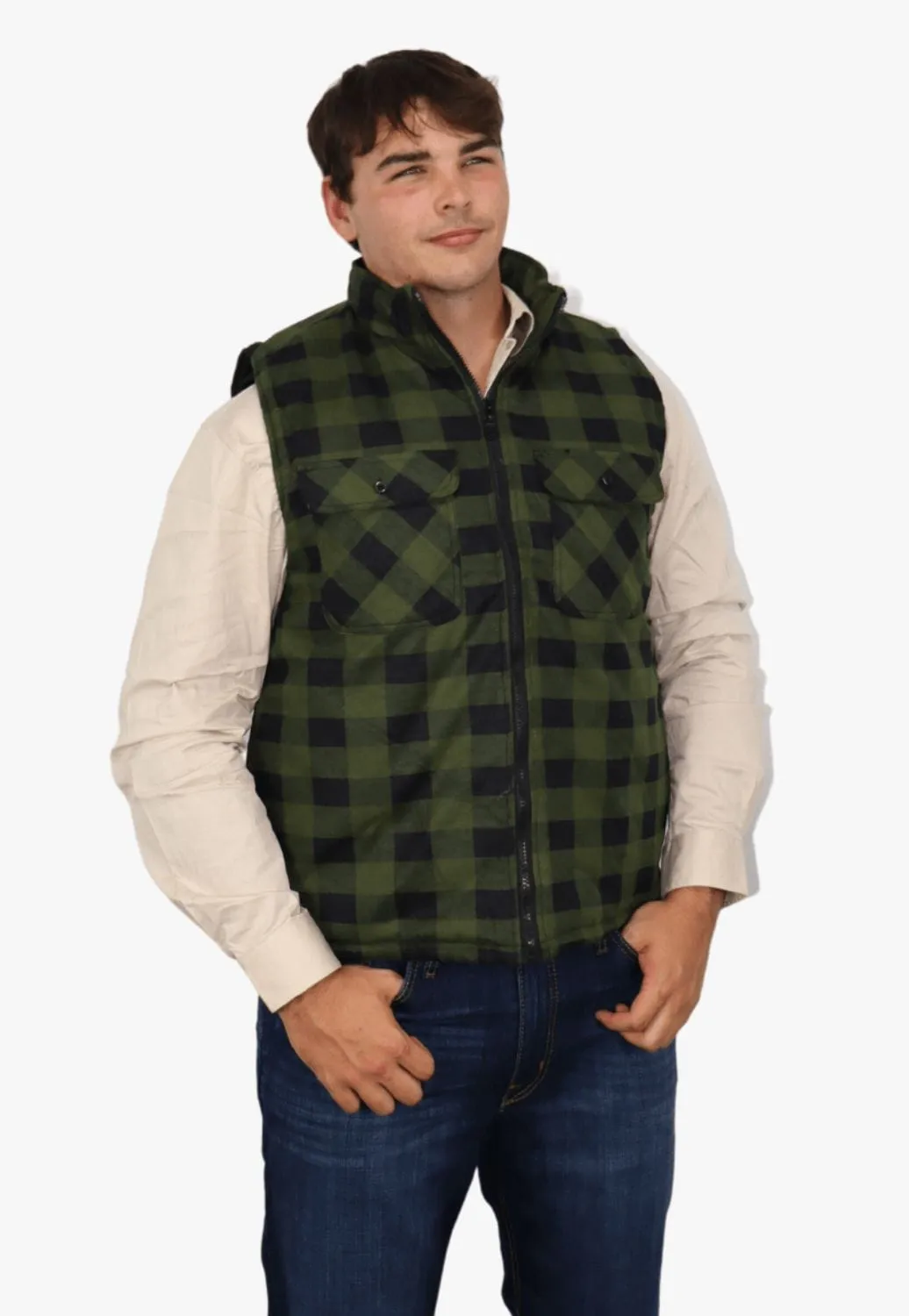 Ritemate Quilted Flannelette Vest