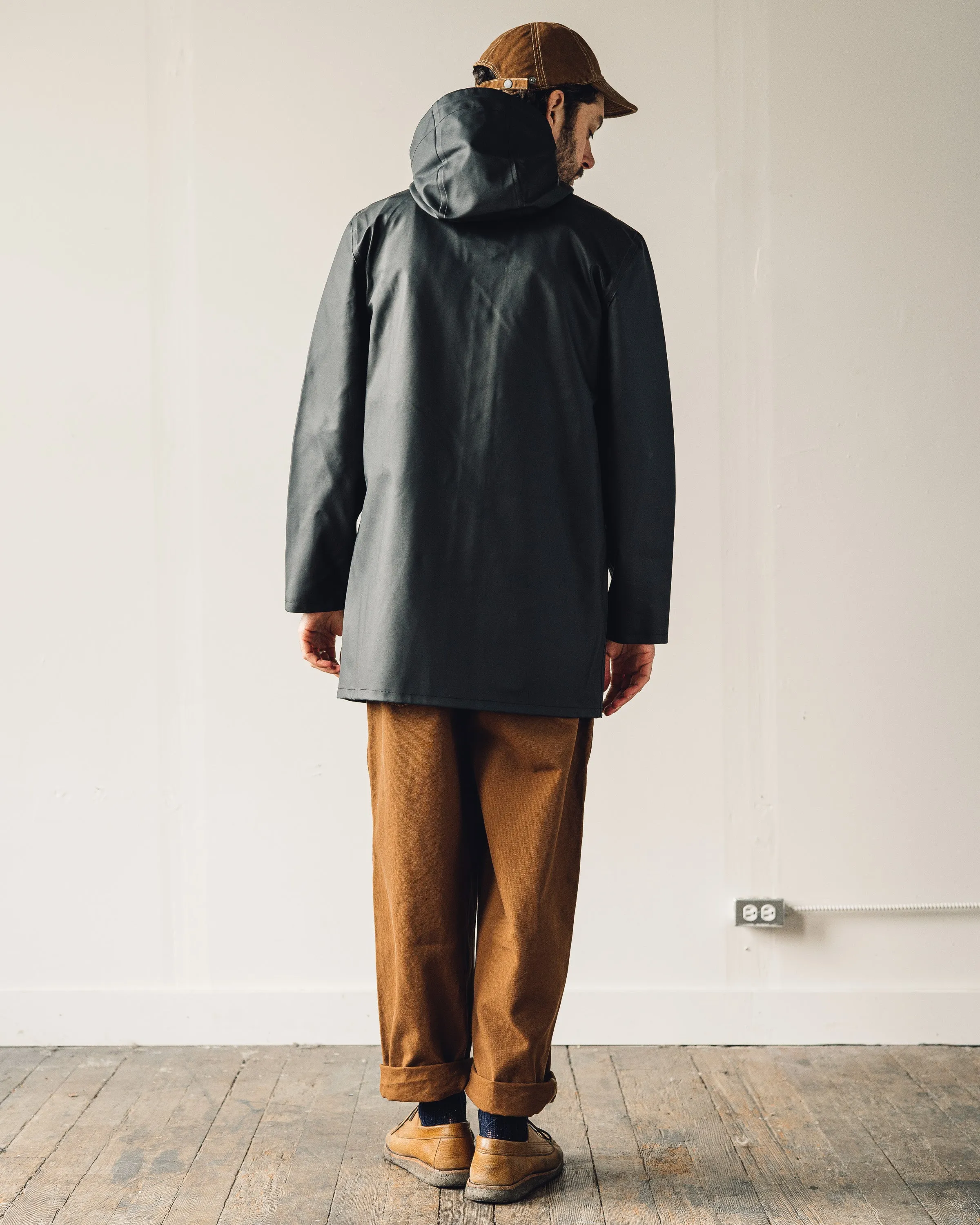 Stutterheim Stockholm Raincoat, Black