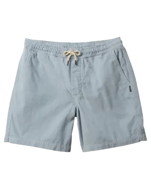 Taxer Cord Walkshorts in Blue Fog