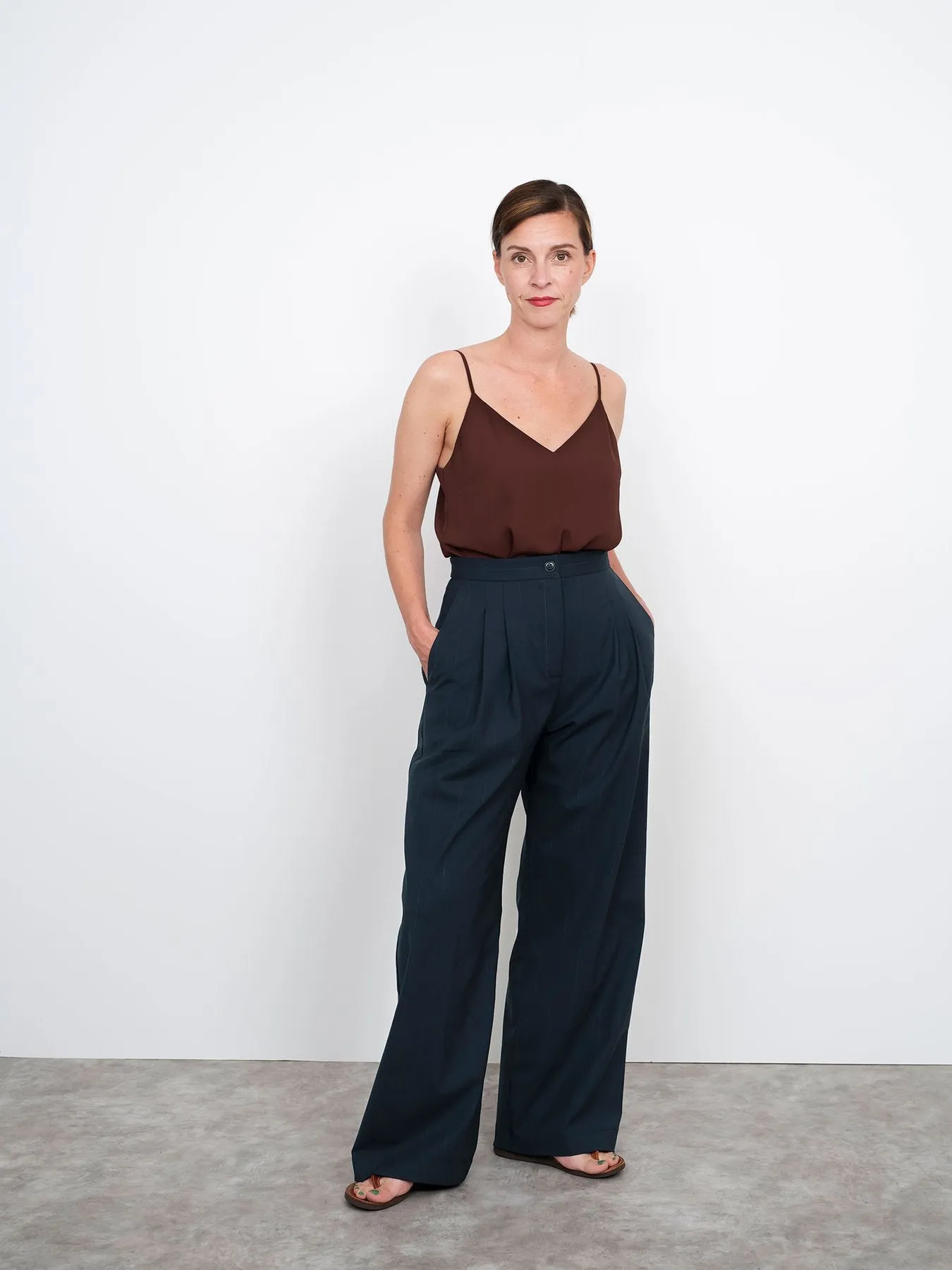 THE ASSEMBLY LINE • High Waisted Trousers Sewing Pattern (XL - 3XL)