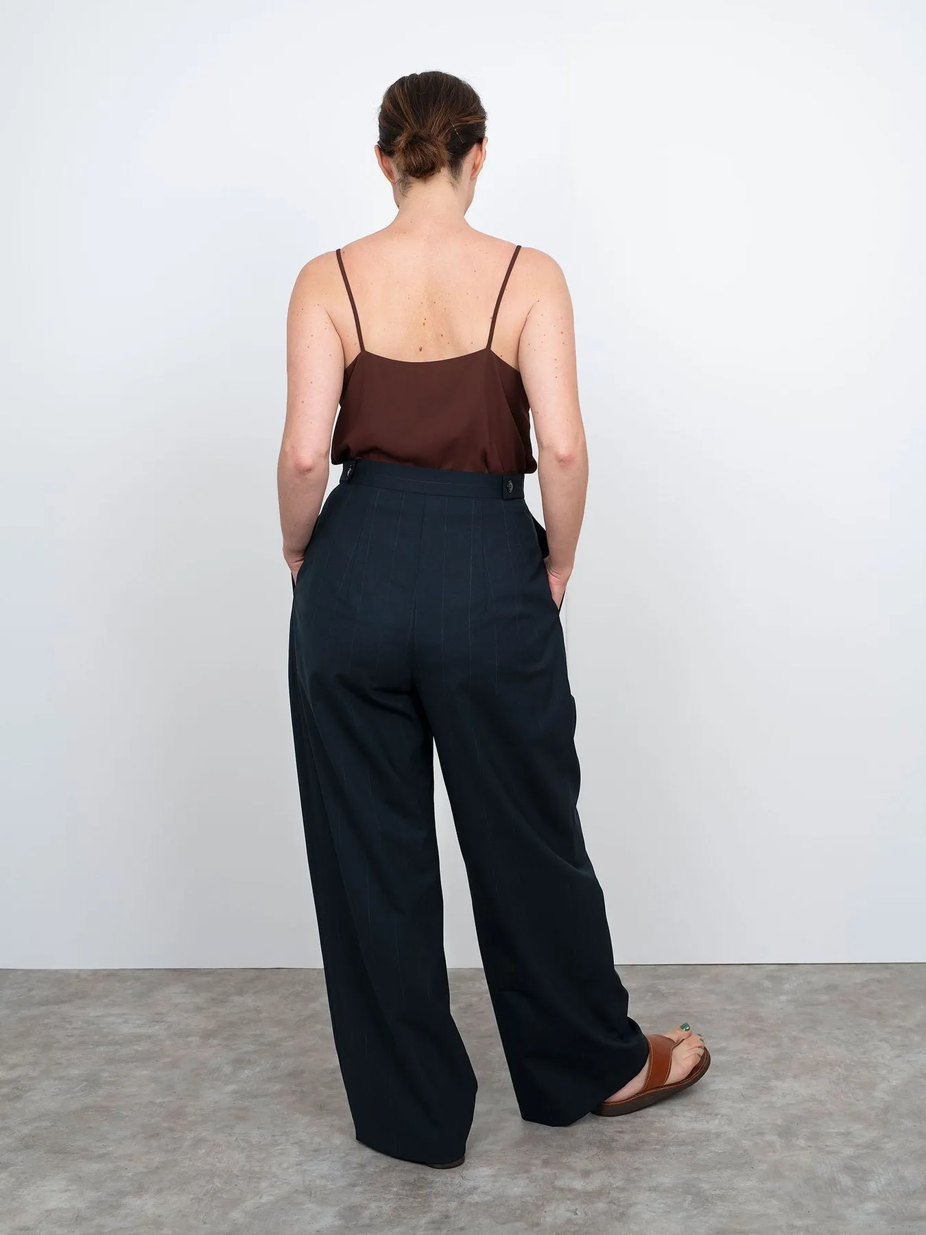 THE ASSEMBLY LINE • High Waisted Trousers Sewing Pattern (XL - 3XL)