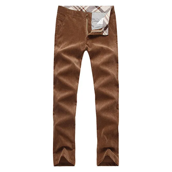 Thicken Corduroy Casual Straight Pants