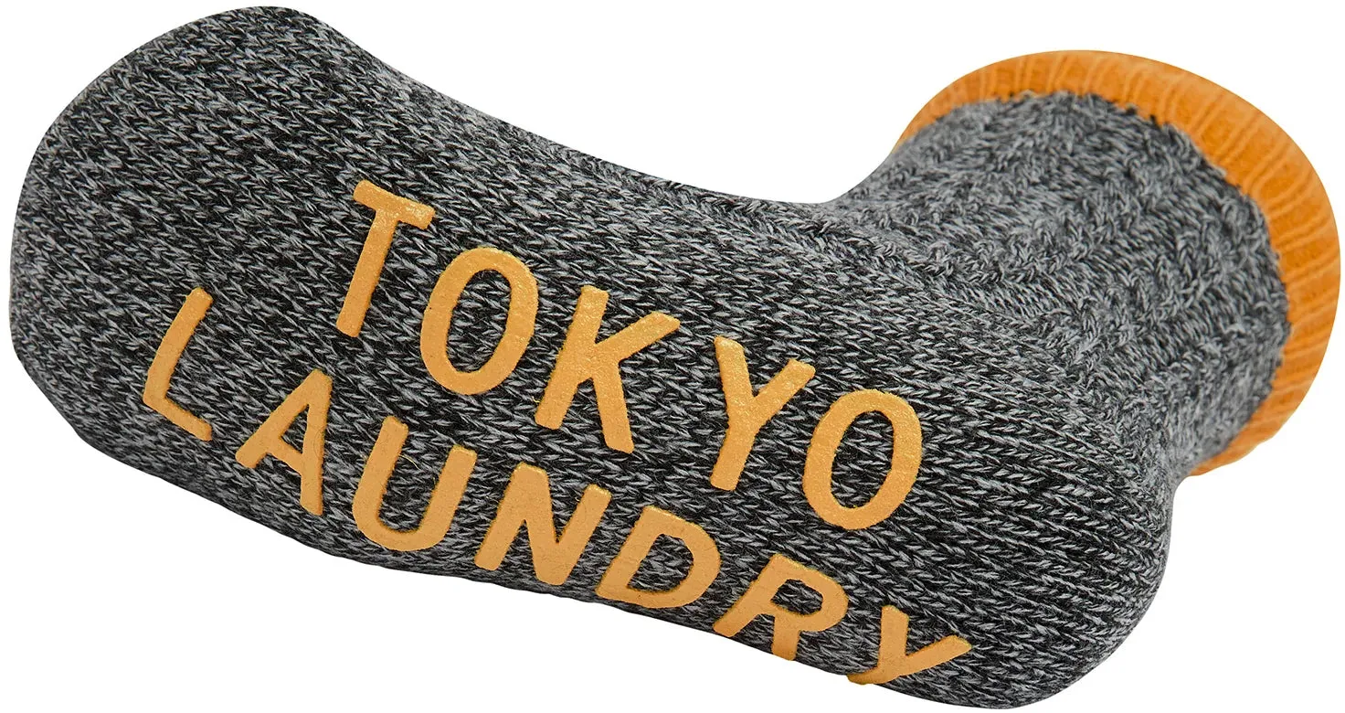 Tokyo Laundry Scoresby Borg Lined Slipper Socks - Yellow