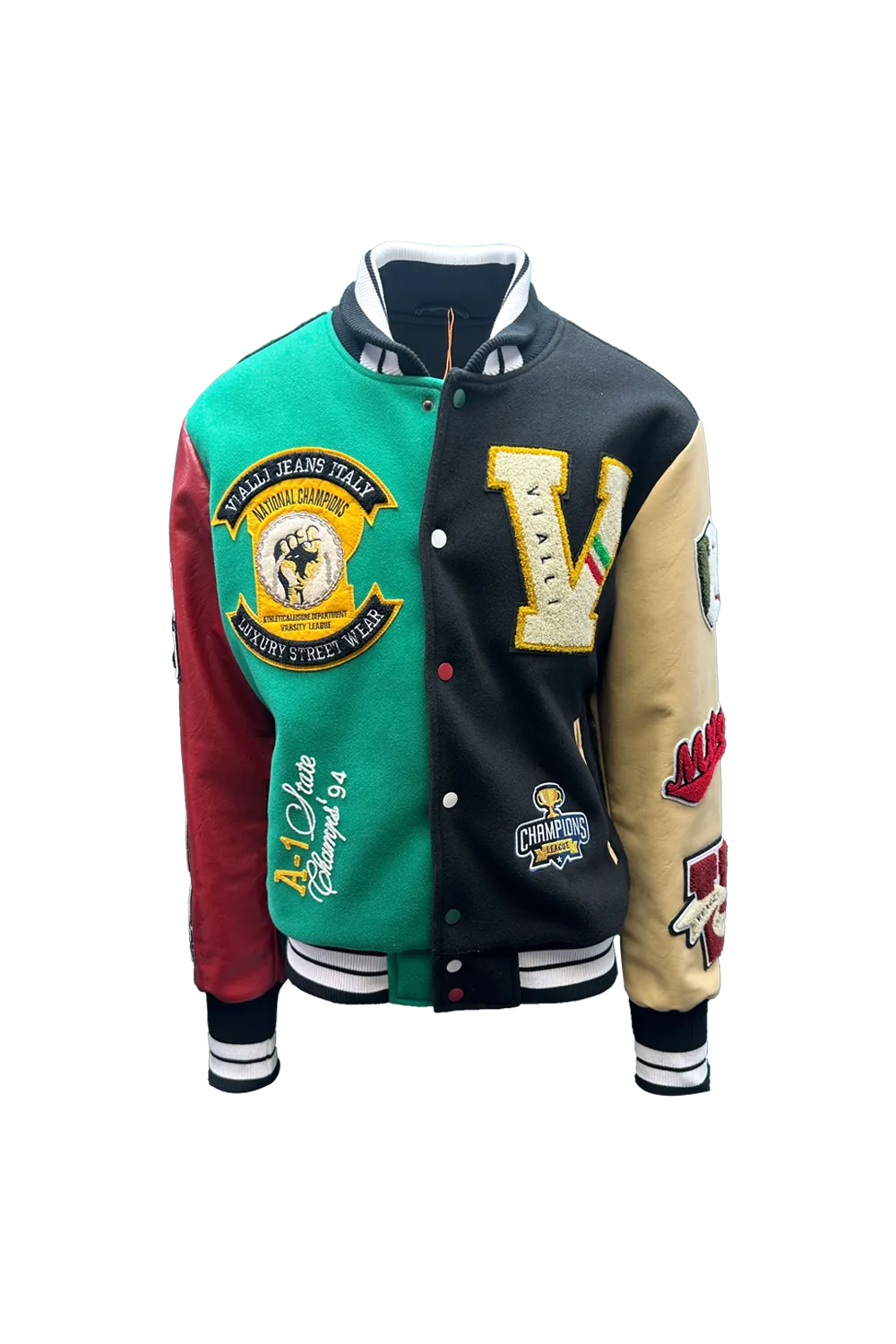 Vialli Gasket Italian Multi Baseball Jacket